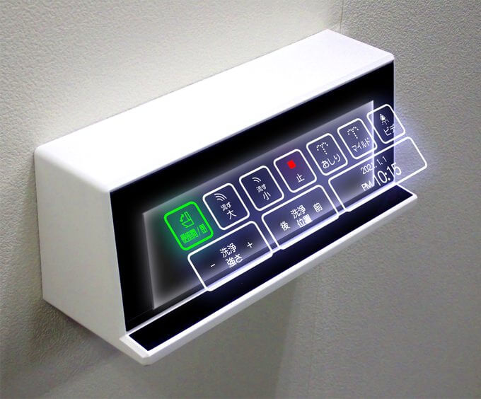 Япония: у этих туалетов есть голографические кнопки!
