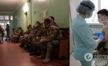 На Луганщине начали вакцинацию военных от коронавируса