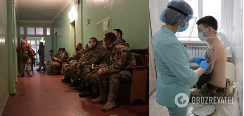 На Луганщине начали вакцинацию военных от коронавируса