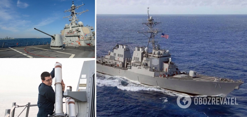 Американский эсминец Ross уже вошел в Черное море для поддержки Украины