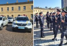Украинским полицейским передали десятки новых авто. Фото, видео и все подробности