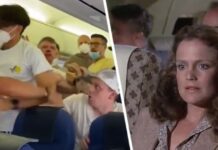 Не трогай моего мужа: пассажирка пойдет под суд за «оборону» спящего муженька от стюардессы