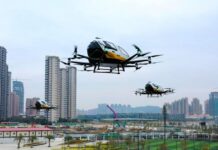 Беспилотное летающее такси EHang может быть введено в эксплуатацию в течение нескольких месяцев