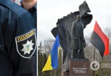 В Тернополе полицейские будут круглосуточно охранять памятник Бандере