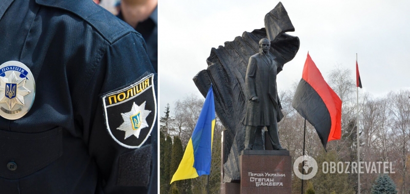 В Тернополе полицейские будут круглосуточно охранять памятник Бандере