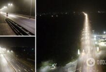 Благодаря »Большой стройке» трасса Днепр – Николаев теперь светится. Фото