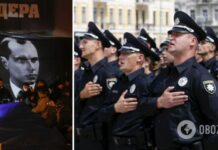 Полиция Мариуполя включила песню »Батько наш Бандера»: в сети показали видео