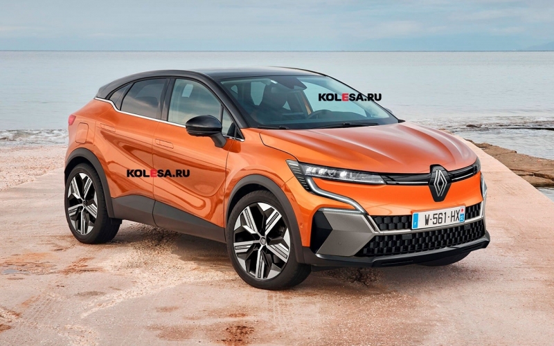 Renault готовит новинку: первое изображение кроссовера Captur Coupe