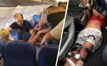 Турист разделся в самолёте догола в ответ на требование надеть маску