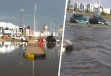 В Египте на курорт Красного моря неожиданно для туристов обрушился дождь: погода стала зимней