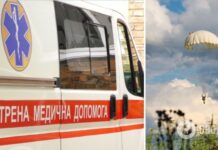 На Львовщине мужчина после неудачного прыжка с парашютом попал в реанимацию: он в коме на ИВЛ