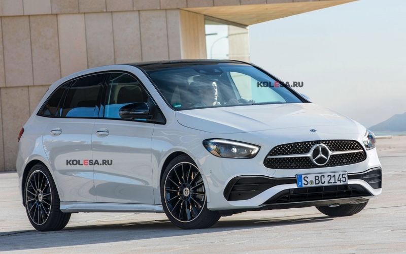 Mercedes-Benz готовится «освежить» B-Class: первое изображение