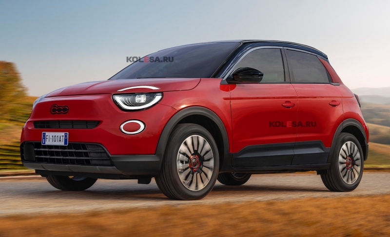 Fiat готовит преемника кроссовера 500X: первое изображение