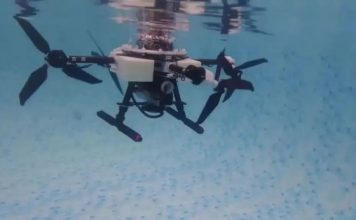 Этот дрон может летать как птица и плавать как рыба