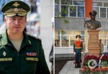 Оккупанты установили в Мариуполе памятник генералу, который участвовал в захвате города. Фото