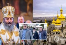»Онуфрия на обмен»: главу УПЦ Московского патриархата выпроводили из Лавры. Видео