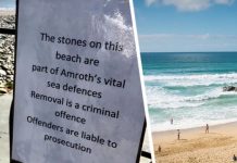 Украденные 41 кг гальки с пляже обошлись туристу в сотни тысяч рублей