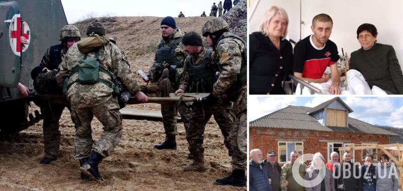 Не оставили в одиночестве: в Тернопольской области громада достроила дом военного, потерявшего на войне ноги. Видео