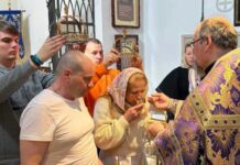 Украинский военный, который вернулся из плена, обвенчался с женой: трогательные фото