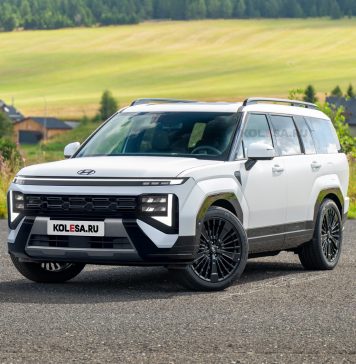 Обновлённый Hyundai Santa Fe: первые изображения