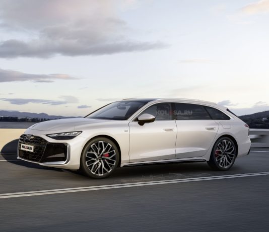 Самый большой универсал Audi A7L: первые изображения